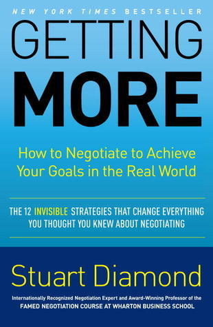 Book cover of Getting More by Stuart Diamond