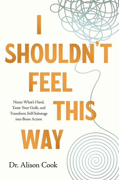 Book cover of I Shouldn't Feel This Way by Alison Cook