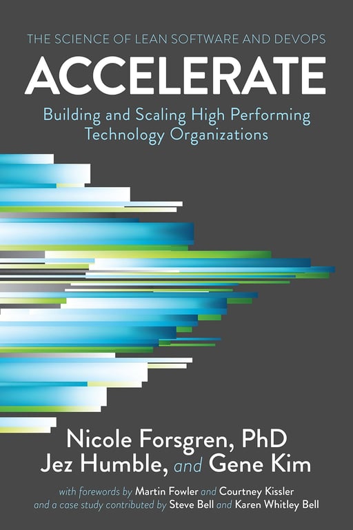 Book cover of Accelerate by Nicole Forsgren