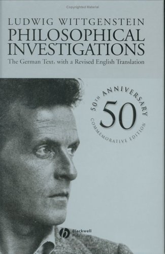 Book cover of Philosophical Investigations by Ludwig Wittgenstein