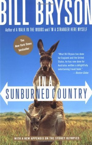 Book cover of In a Sunburned Country by Bill Bryson