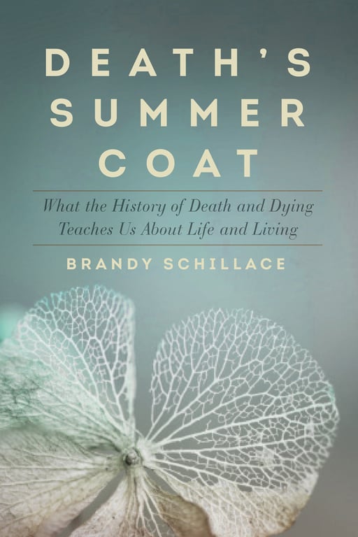 Book cover of Death’s Summer Coat by Brandy Schillace