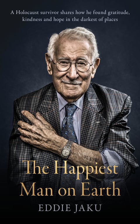 Book cover of The Happiest Man on Earth by Eddie Jaku