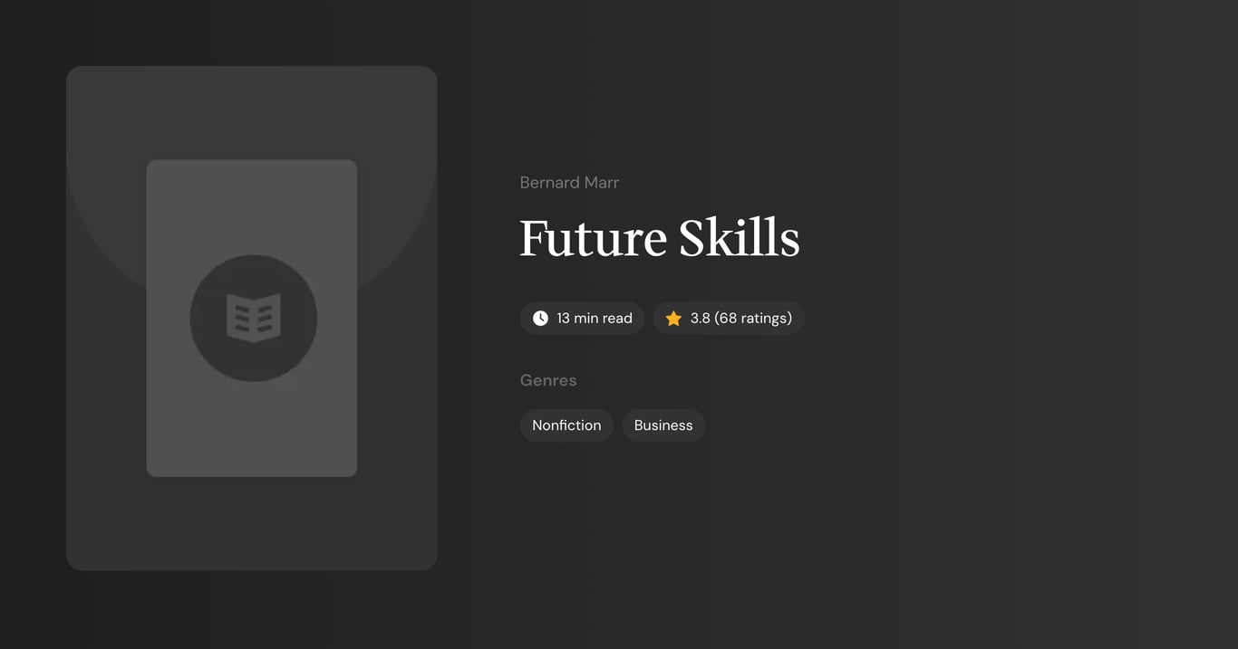 Future Skills Book Summary