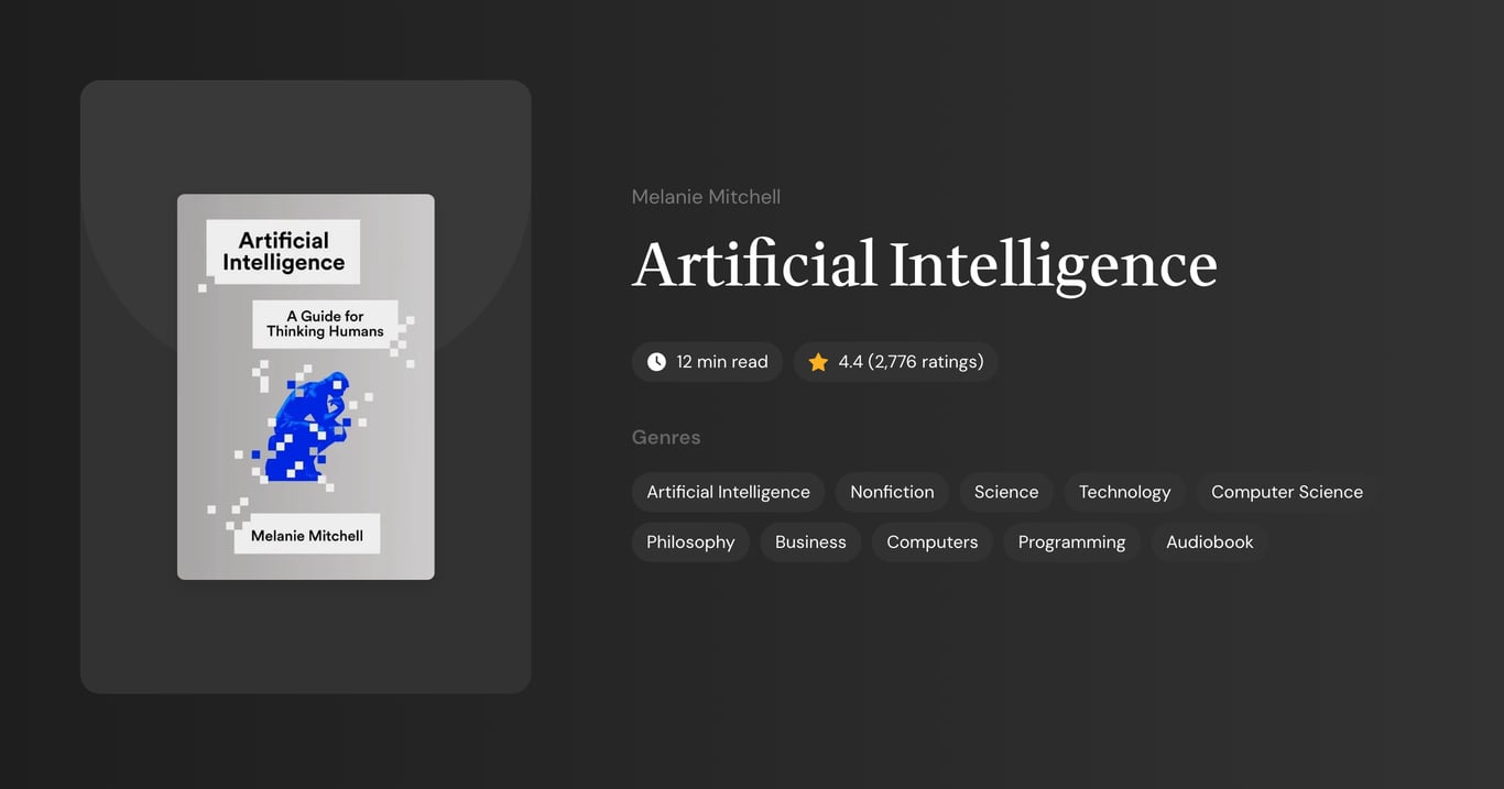 Artificial Intelligence Book Summary