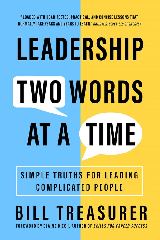 Leadership Two Words at a Time cover