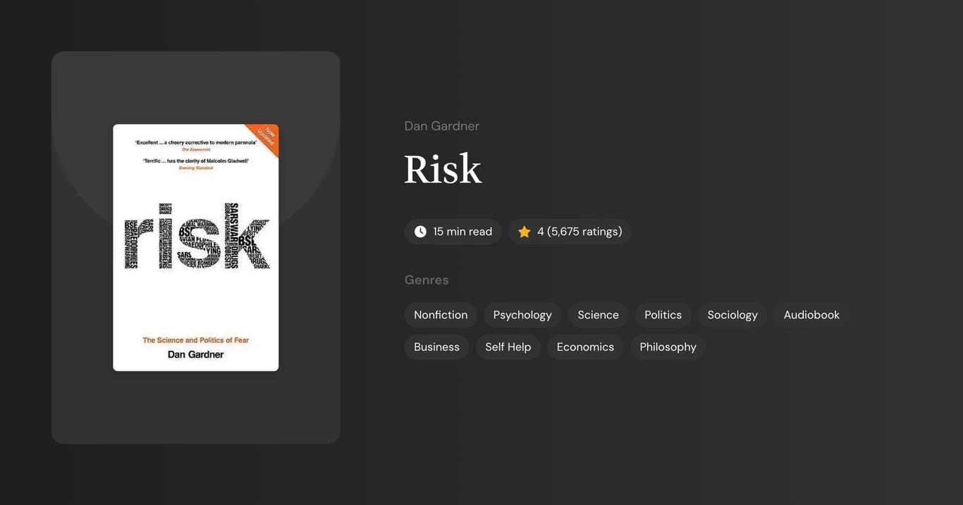 Risk Book Summary