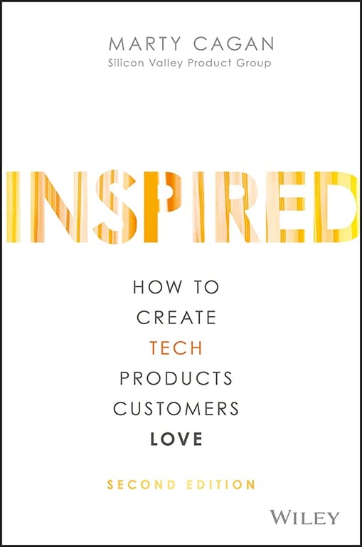 Book cover of Inspired by Marty Cagan