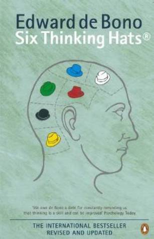 Book cover of Six Thinking Hats by Edward de Bono