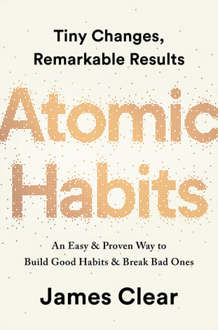 Book cover of Atomic Habits by James Clear