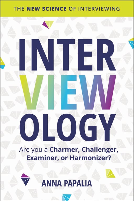 Book cover of Interviewology by Anna Papalia