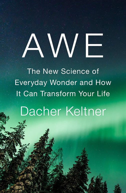 Book cover of Awe by Dacher Keltner