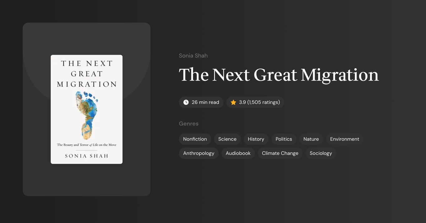 The Next Great Migration Book Summary