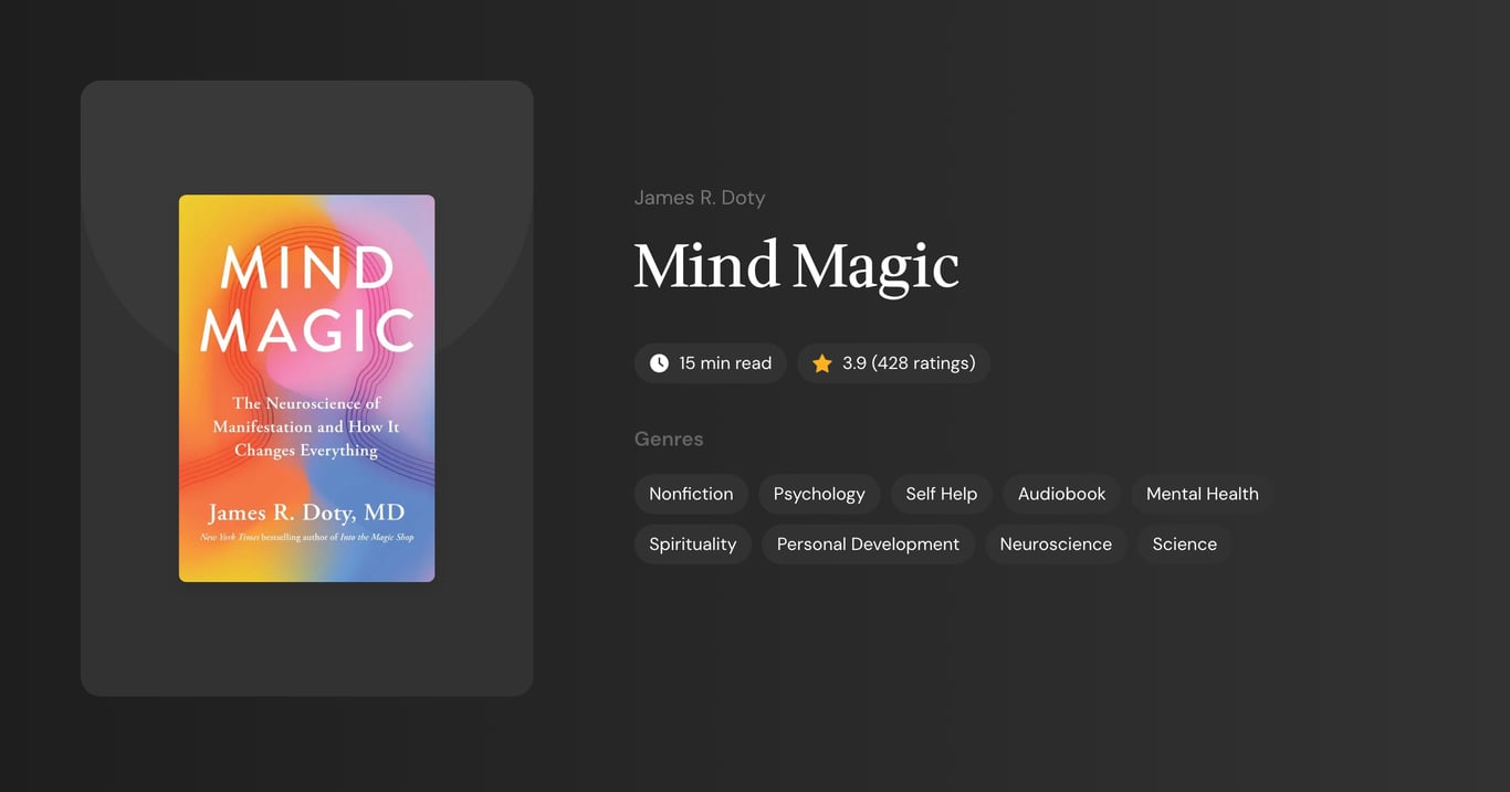 Mind Magic Book Summary