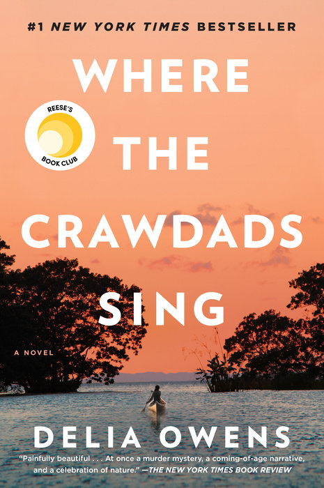 Book cover of Where the Crawdads Sing by Delia Owens