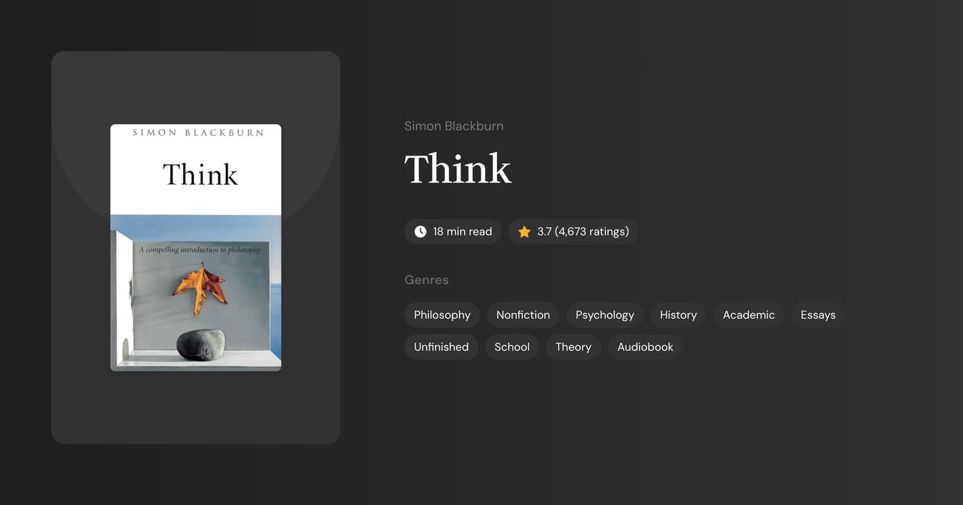 Think Book Summary