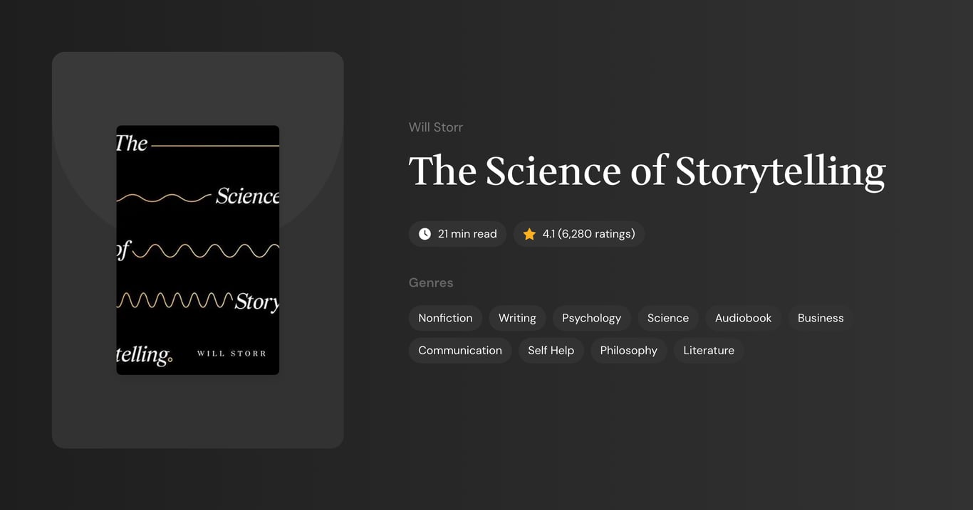 The Science Of Storytelling Book Summary