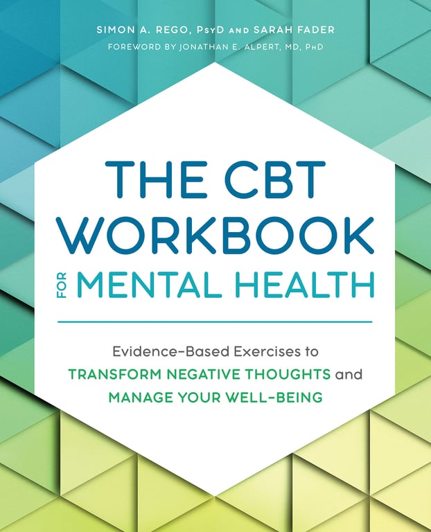 Book cover of The CBT Workbook for Mental Health by Simón Rego