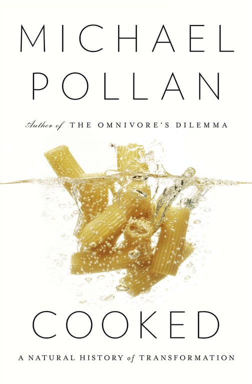 Book cover of Cooked by Michael Pollan