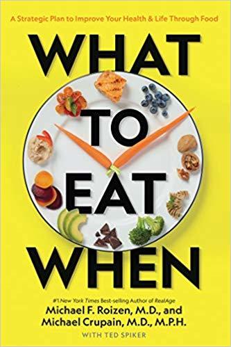 Book cover of What to Eat When by Michael Roizen