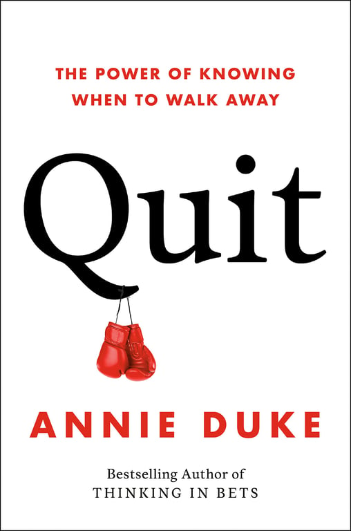 Book cover of Quit by Annie Duke