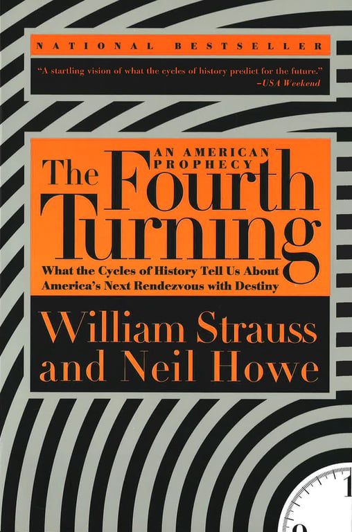 Book cover of The Fourth Turning by William Strauss