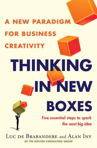 Book cover of Thinking in New Boxes by Luc de Brabandere