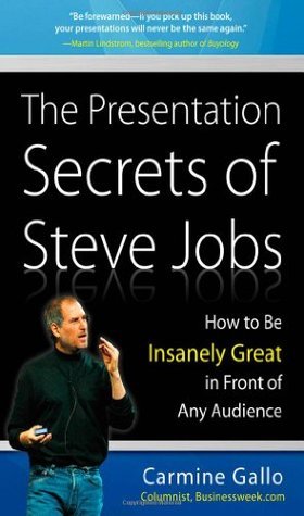 Book cover of The Presentation Secrets of Steve Jobs by Carmine Gallo