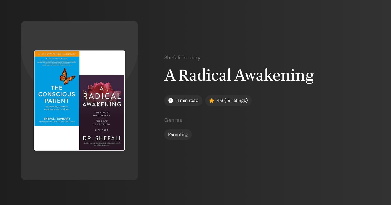 A Radical Awakening Book Summary