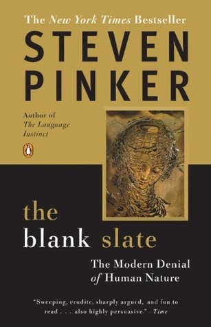 Book cover of The Blank Slate by Steven Pinker