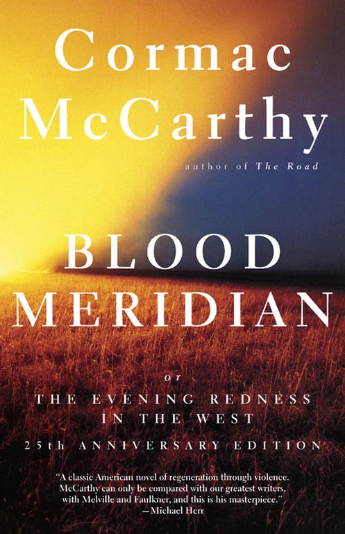 Book cover of Blood Meridian by Cormac McCarthy