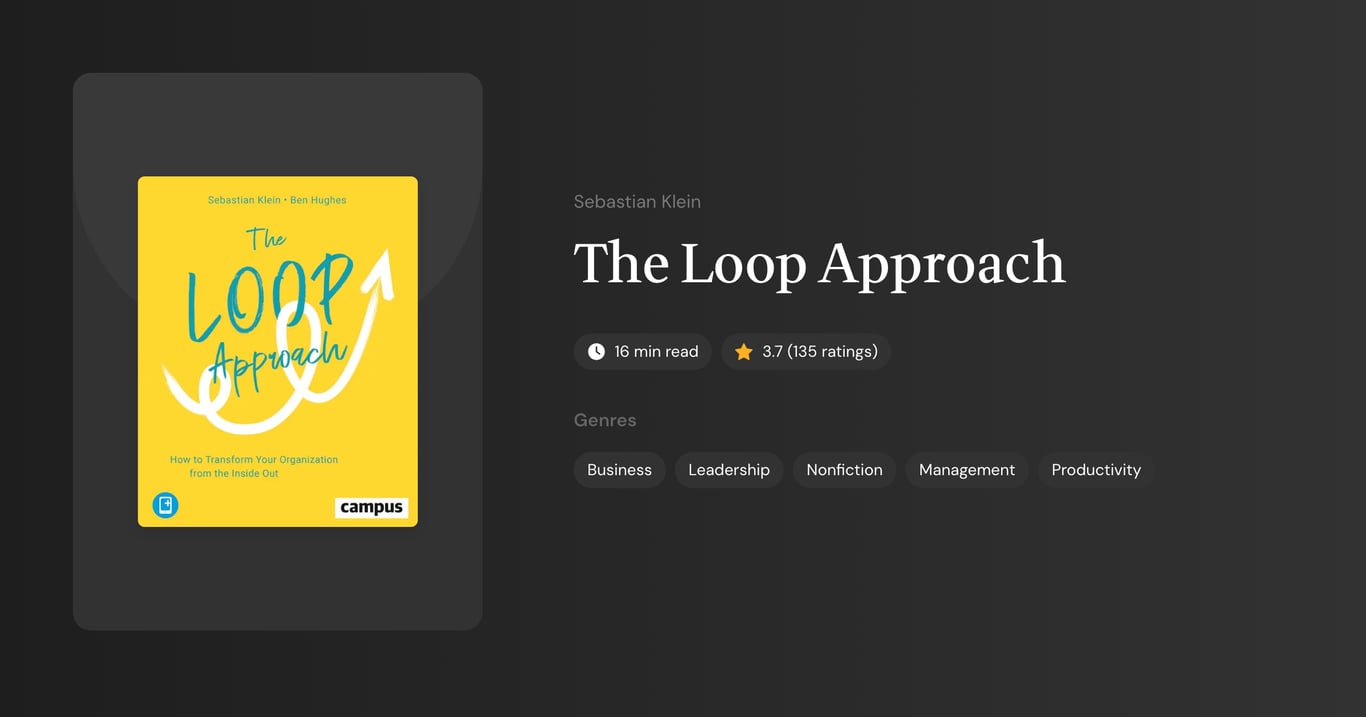 The Loop Approach Book Summary