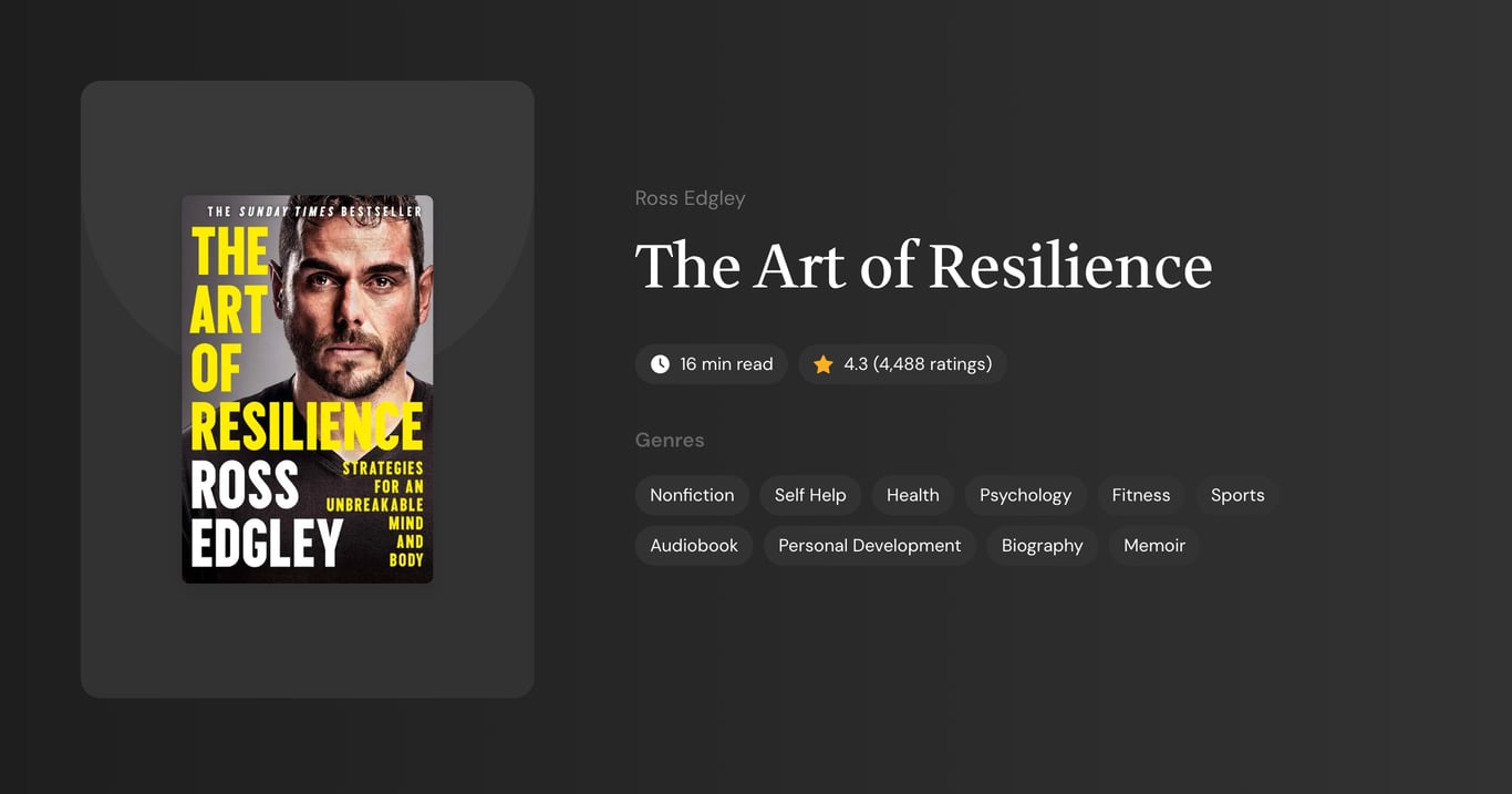 The Art of Resilience Book Summary