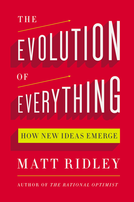 Book cover of The Evolution of Everything by Matt Ridley