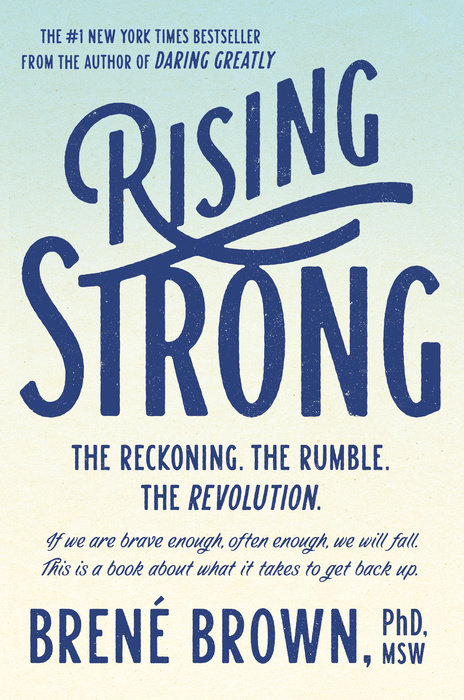 Book cover of Rising Strong by Brené Brown