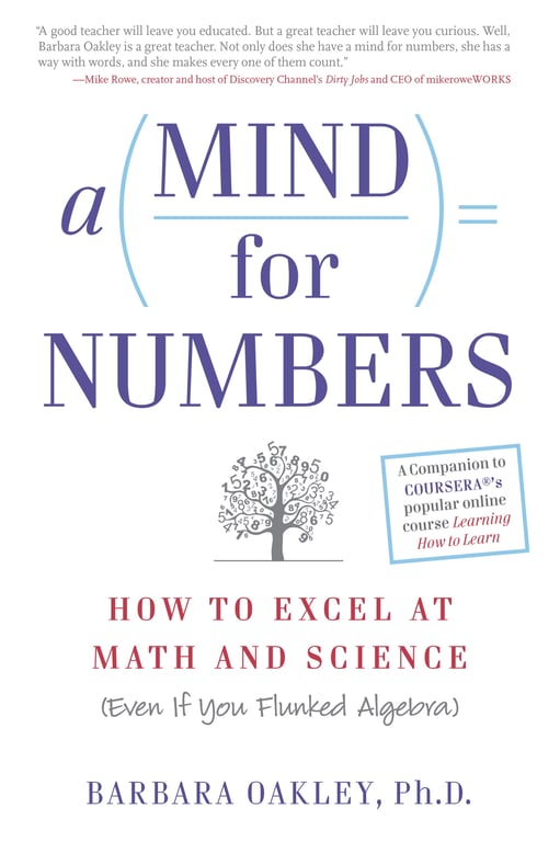 Book cover of A Mind for Numbers by Barbara Oakley