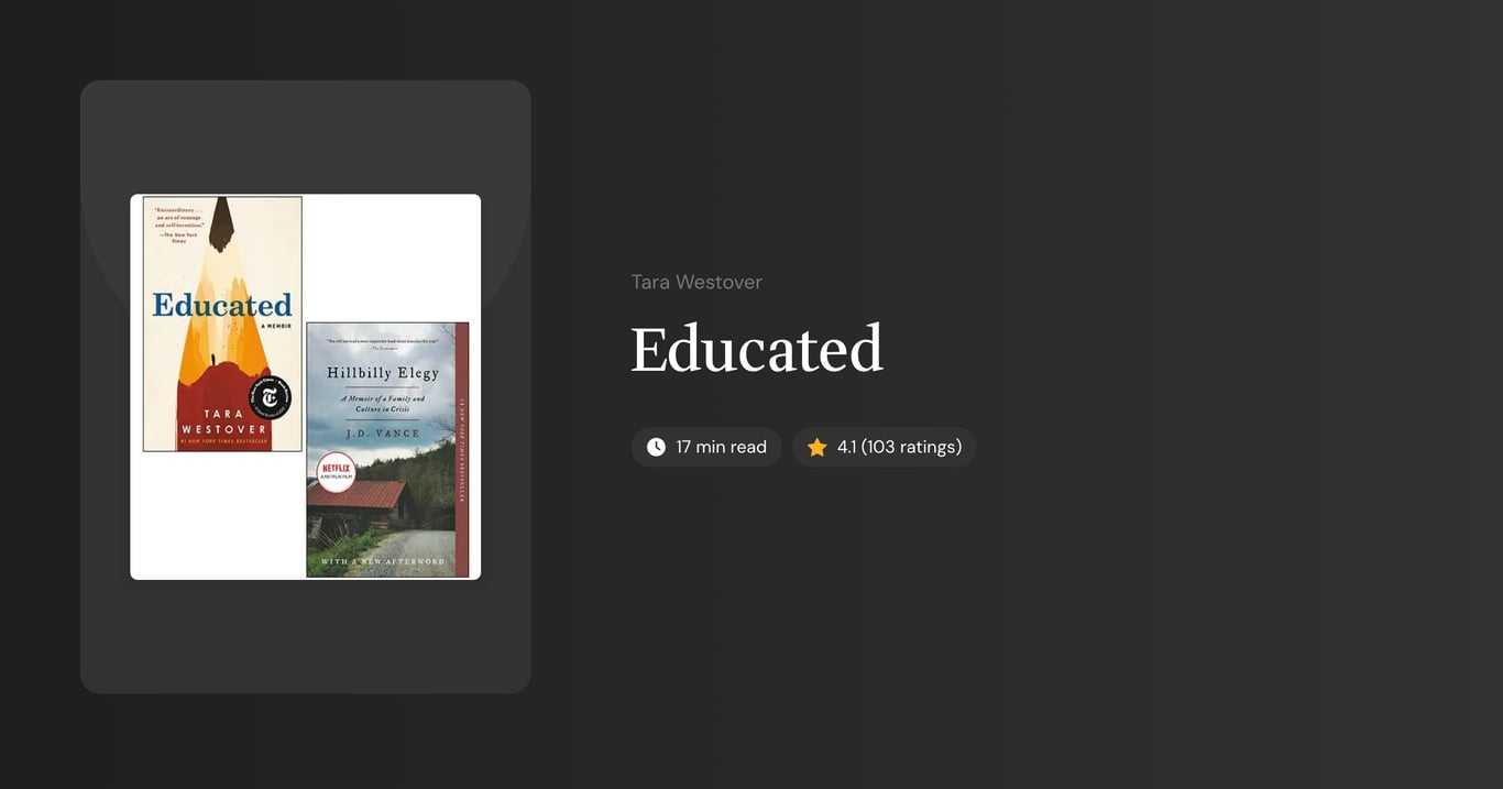 Educated Book Summary