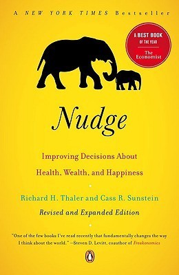 Book cover of Nudge by Richard H. Thaler