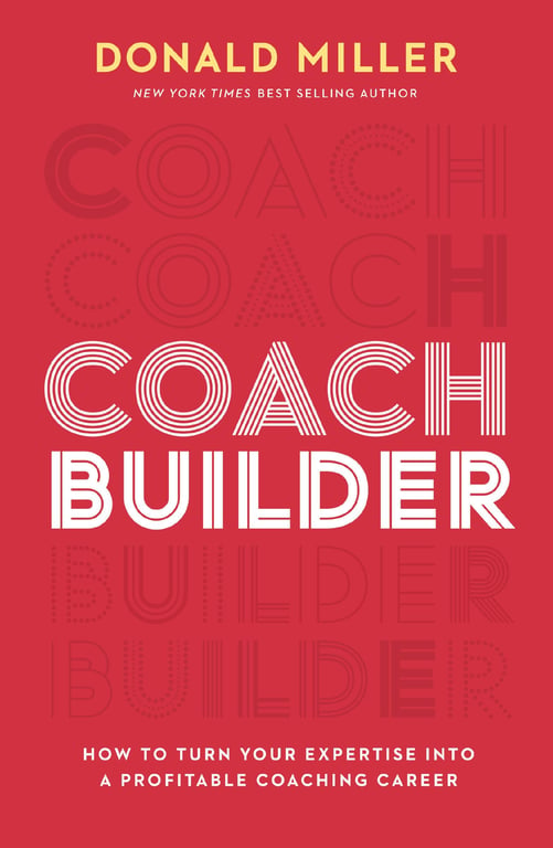 Book cover of Coach Builder by Donald Miller