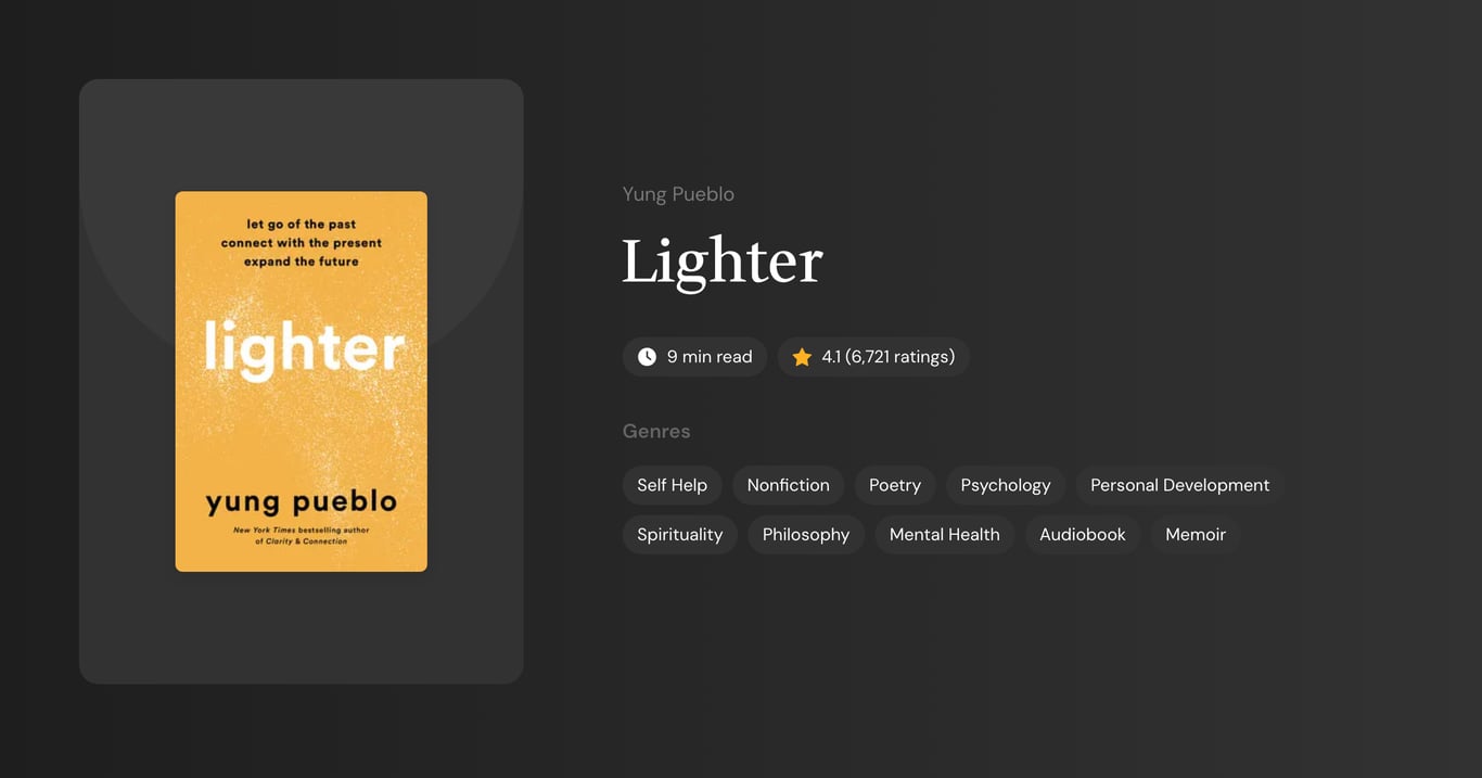 Lighter Book Summary