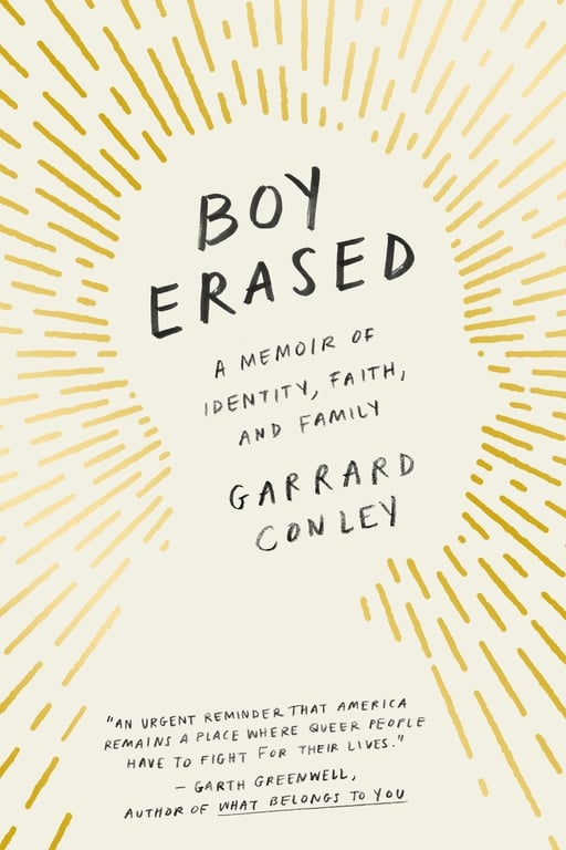 Book cover of Boy Erased by Garrard Conley