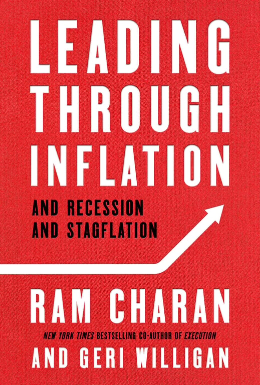 Book cover of Leading Through Inflation by Geri Willigan