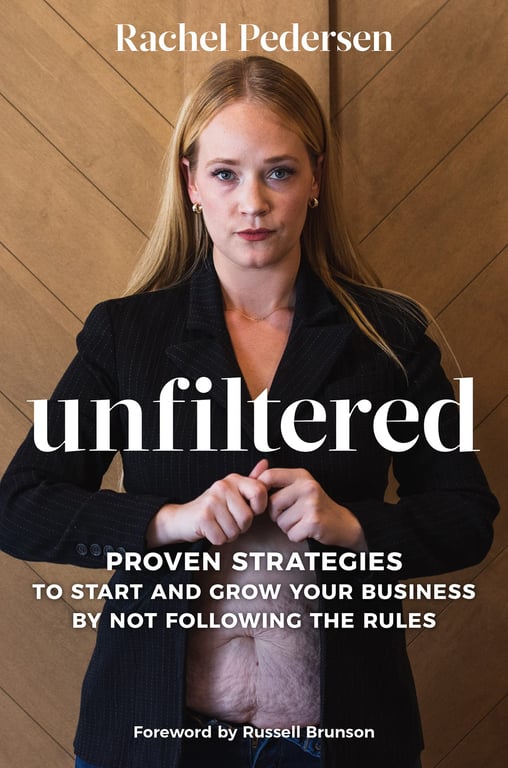 Book cover of Unfiltered by Rachel Pedersen