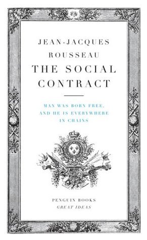 Book cover of The Social Contract by Jean-Jacques Rousseau