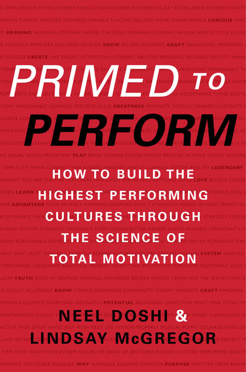 Book cover of Primed to Perform by Neel Doshi