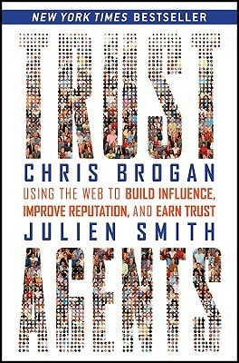 Book cover of Trust Agents by Chris Brogan