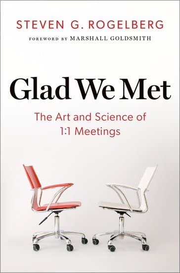 Book cover of Glad We Met by Steven G. Rogelberg